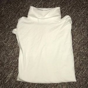 White turtle neck